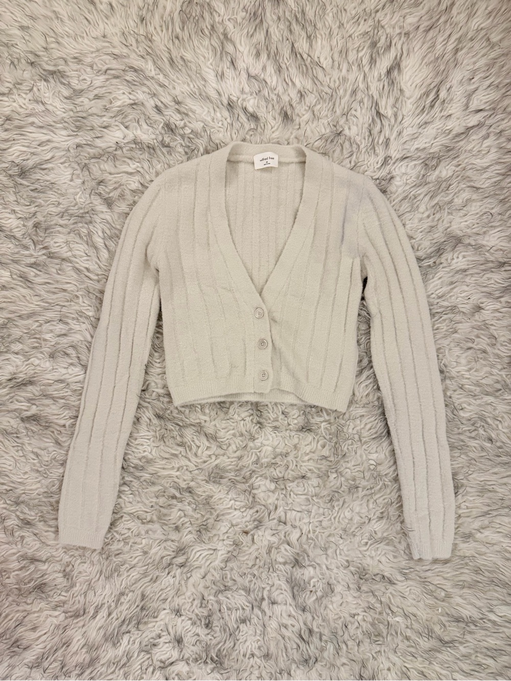 Wilfred Free ‘Hush’ Knit Cardigan - Silver Birch